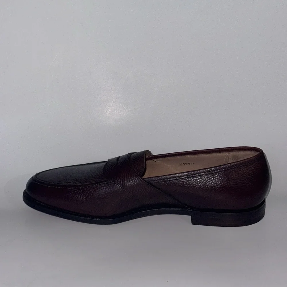 Peal & Co. Brooks Brothers Men's Size 10 Brown Leather Penny Loafers Dress Shoes